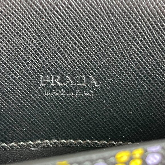 Prada Saffiano Leather Flower Print iPad Tablet Case - Smeraldo - Picture 6 of 8